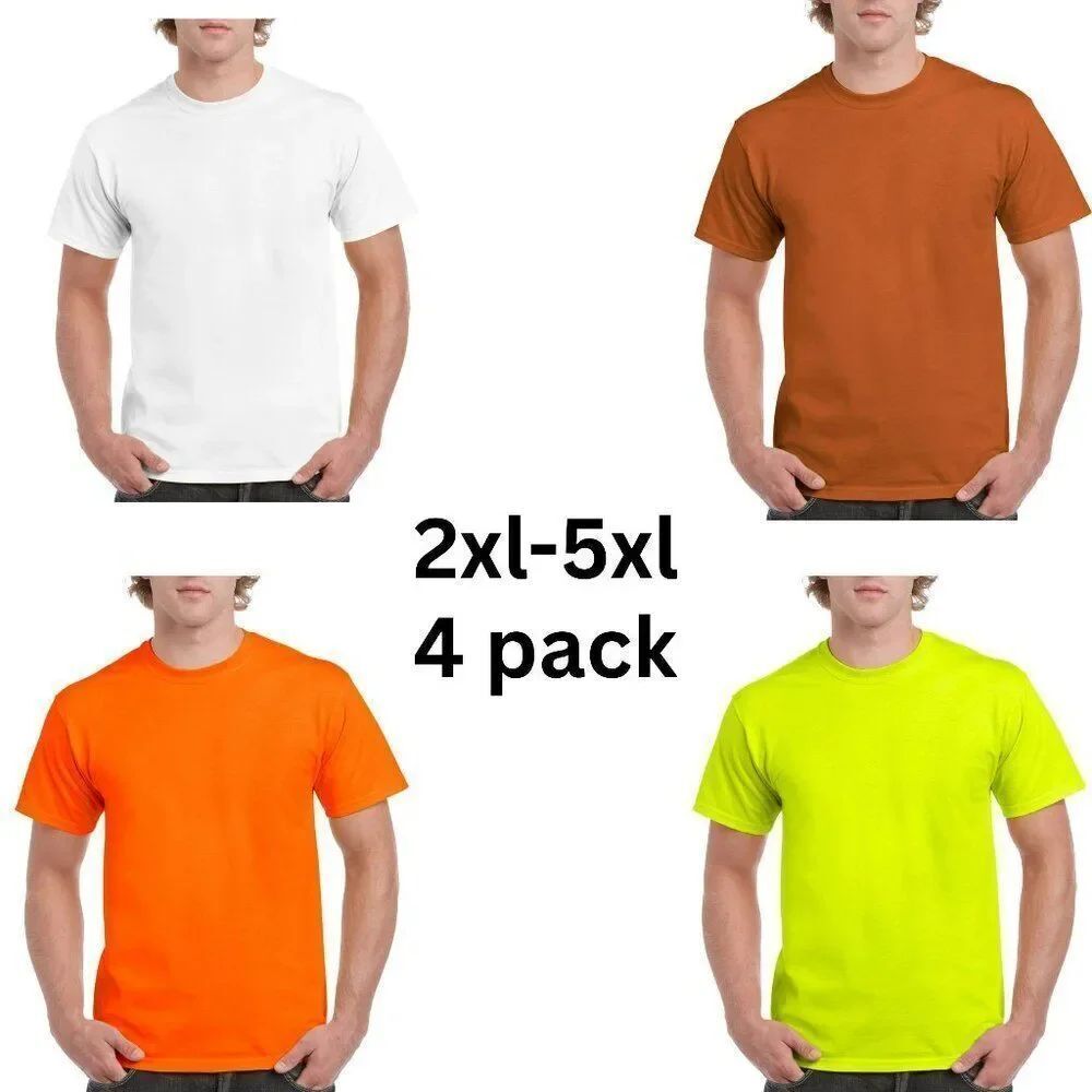 NEW 4 pack unisex/ men women shirt short sleeve 4 shirts great deal!